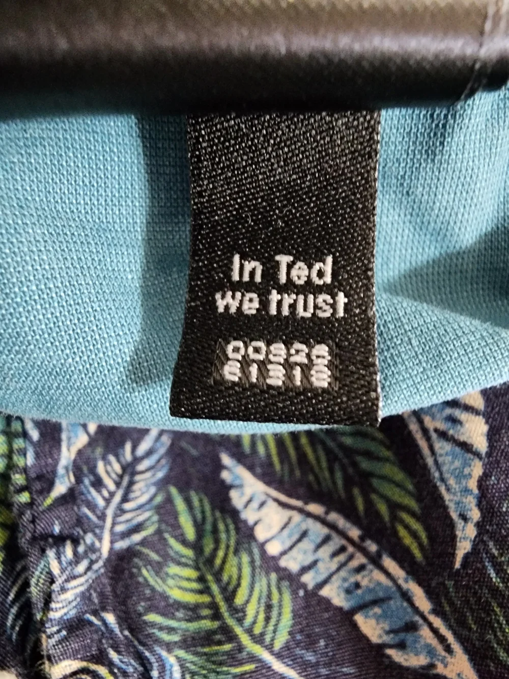 Ted Baker London Men's 36R Aqua Blue Cotton Chino Shorts